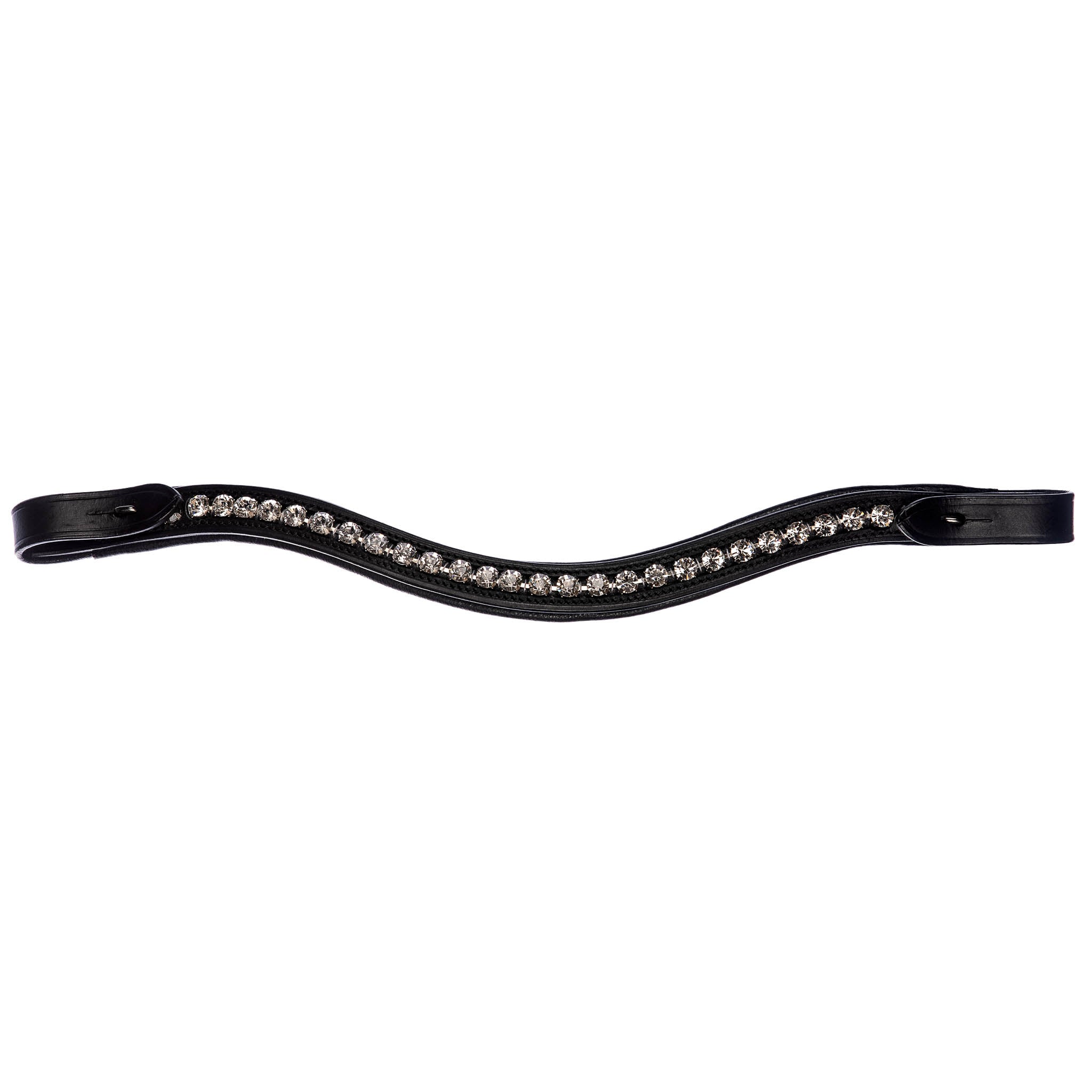 Wave Stirnriemen mit grossen Kristallen (in Weissen oder Schwarzen)
