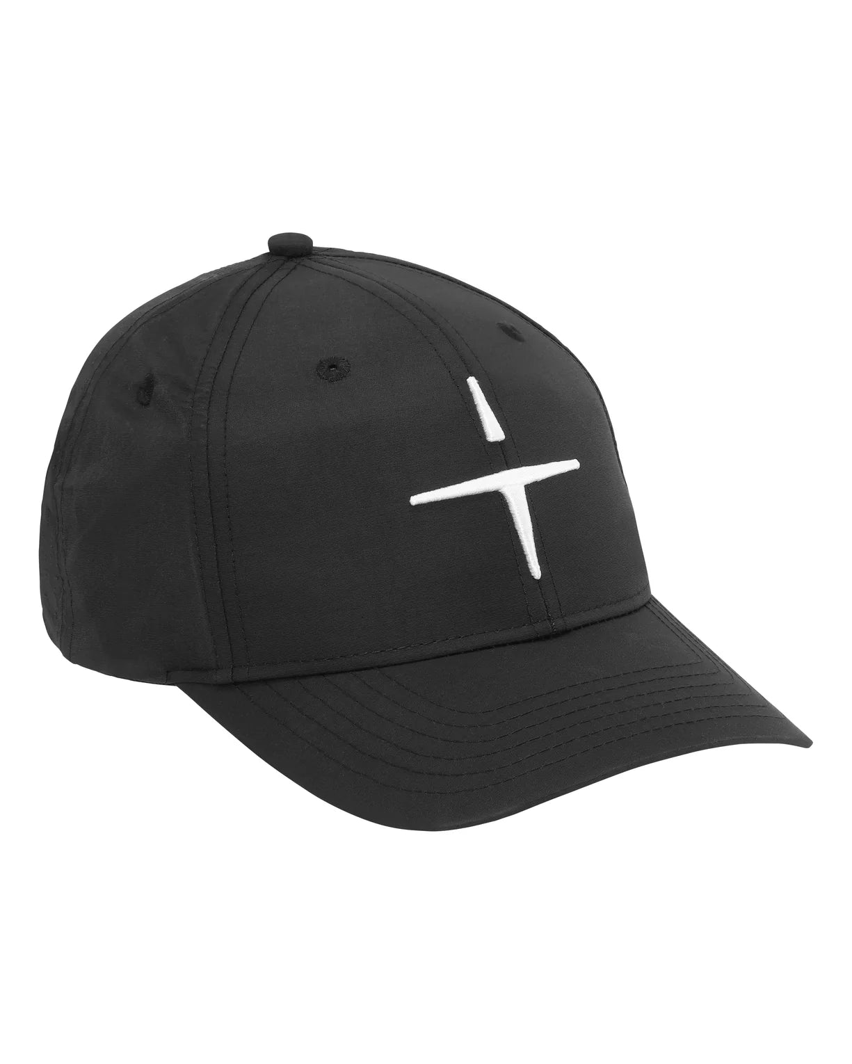 Star Logo Perforated Nylon Cap - Schwarz / Weiss