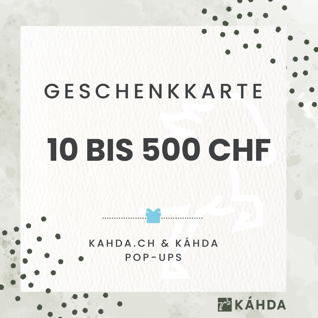 KÁHDA GESCHENKKARTE