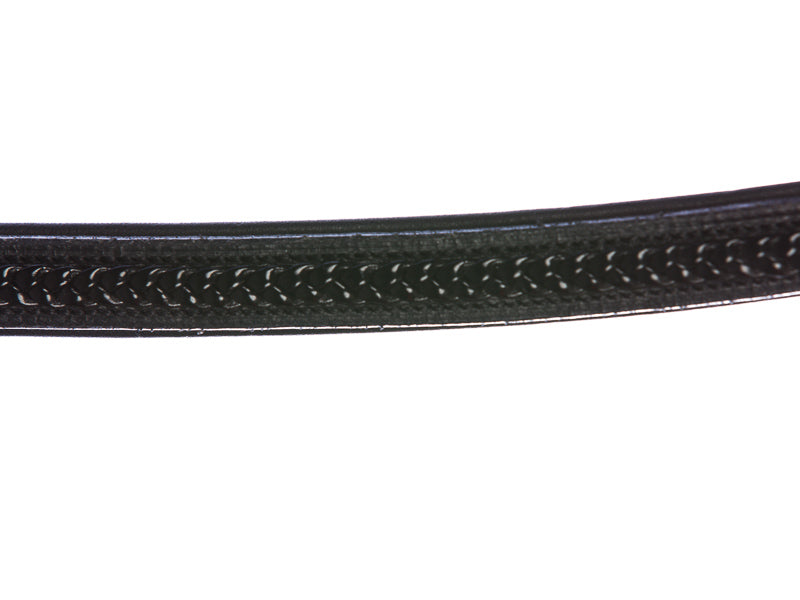 Stirnriemen mit schwarzer Flechtapplikation