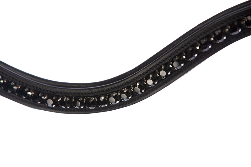 Wave Stirnriemen mit grossen Kristallen (in Weissen oder Schwarzen)