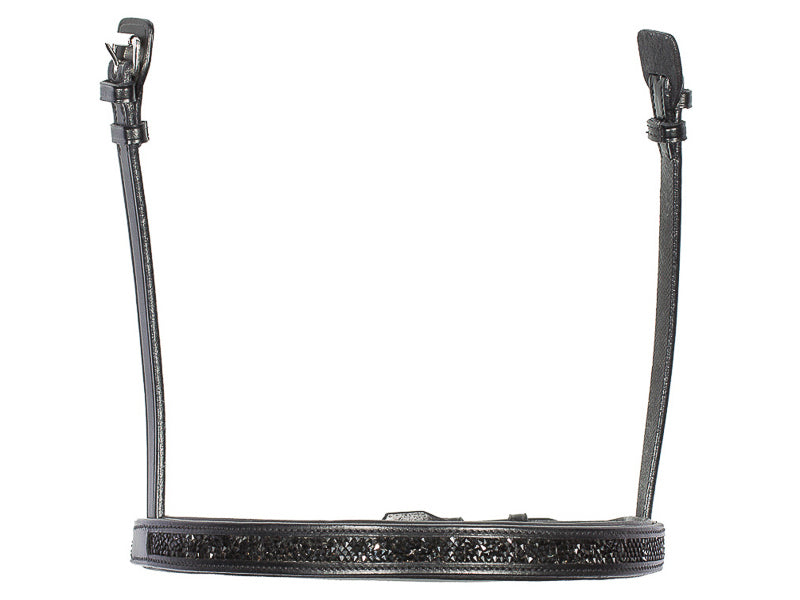 Englischer Nasenriemen mit Moon Rock