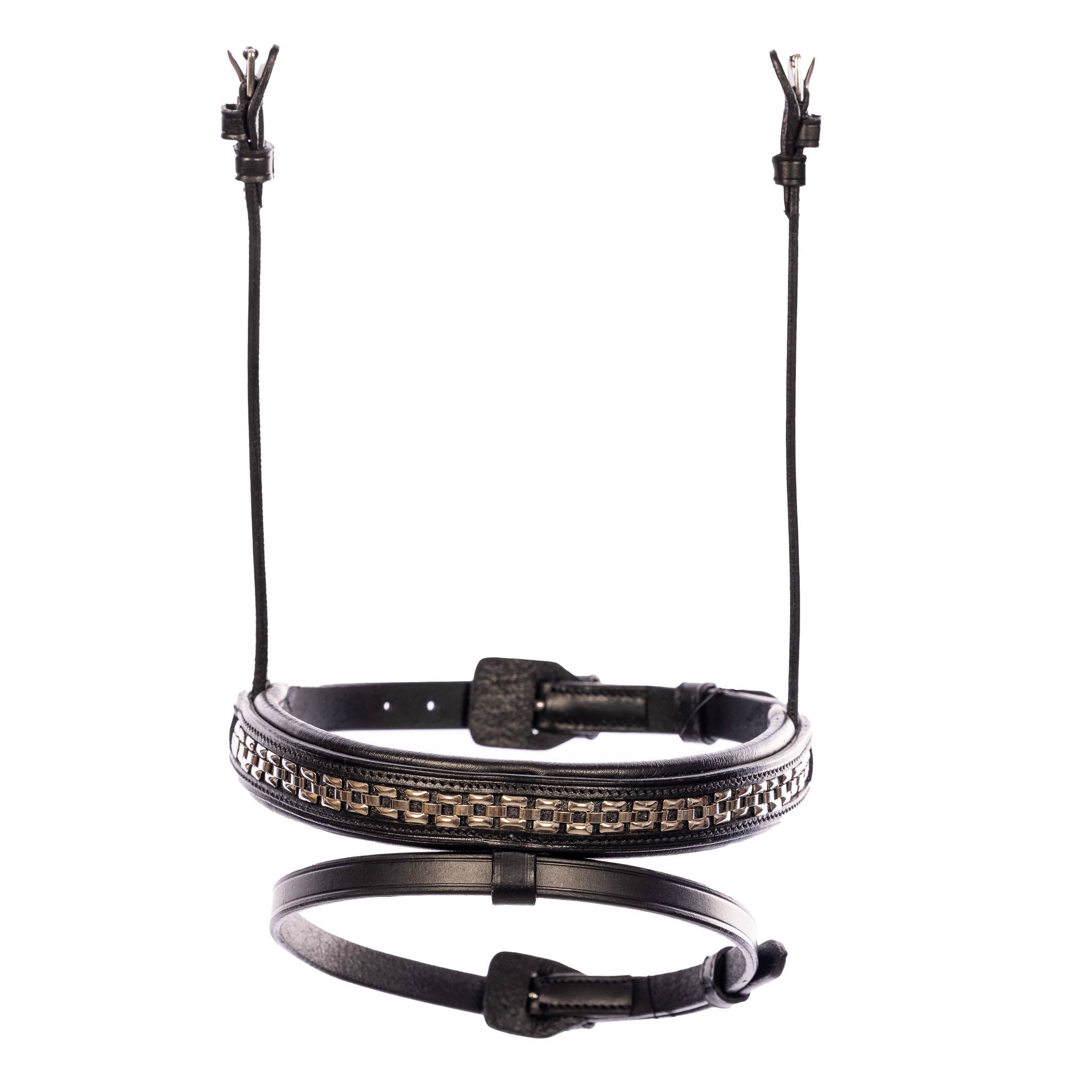 Kombiniertes Reithalfter mit Silberkette