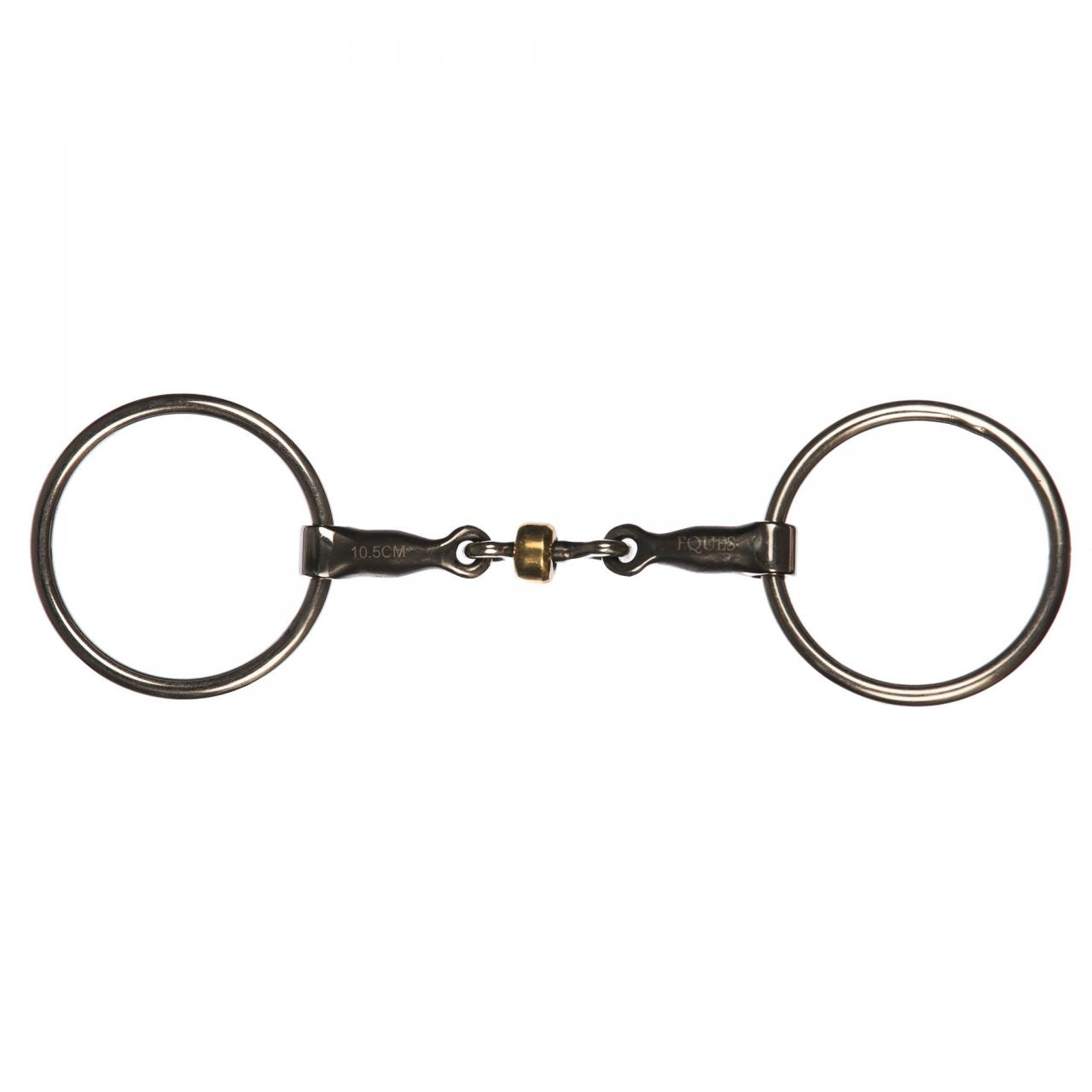 Doppelt gebrochene Wassertrense mit Rolle – Sweet Iron