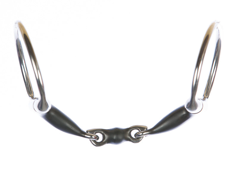 Doppelt gebrochenes Olivenkopfgebiss mit Lock-up – Sweet Iron