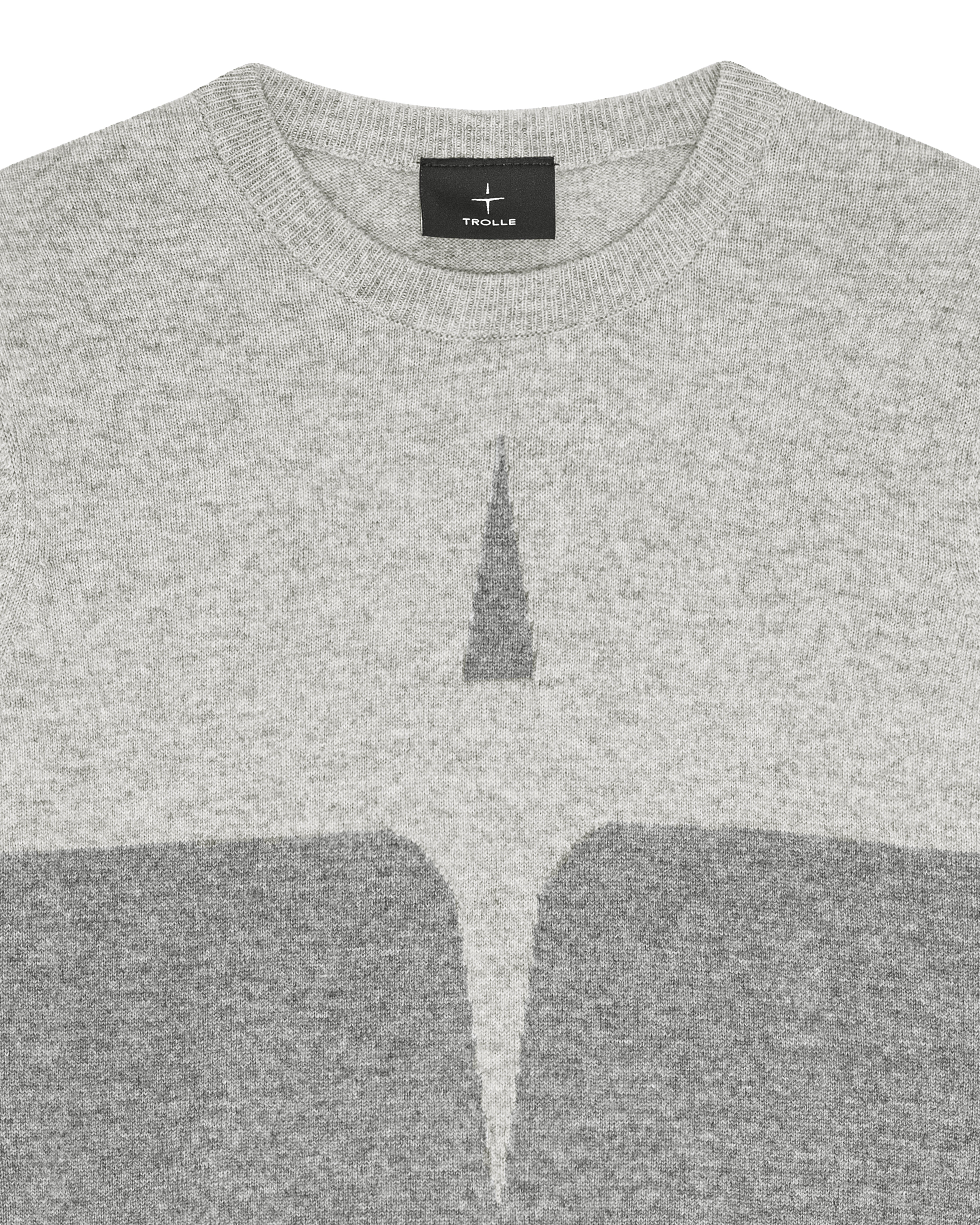 Kaschmir- und Wollpullover mit Sternenlogo