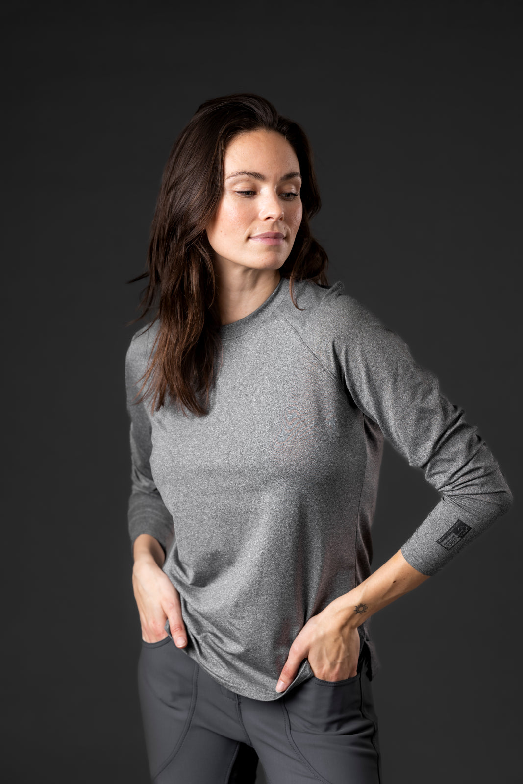 Audrey long sleeve riding shirt