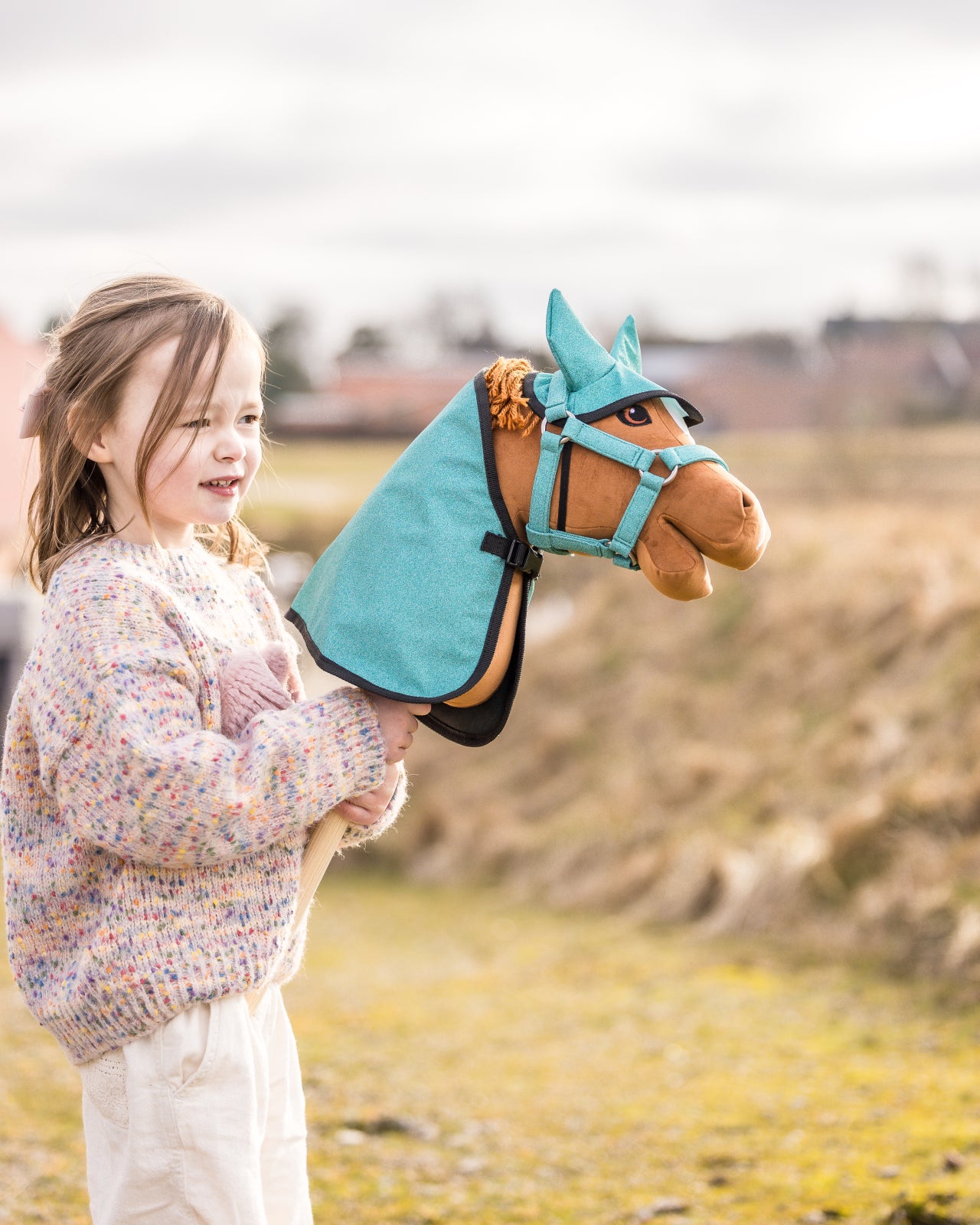 My Hobby Horse Rug & Ear Bonnet, glitter