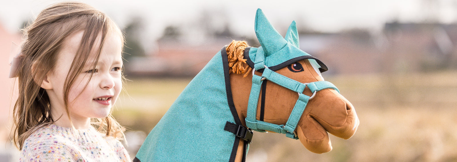 My Hobby Horse Rug & Ear Bonnet, glitter