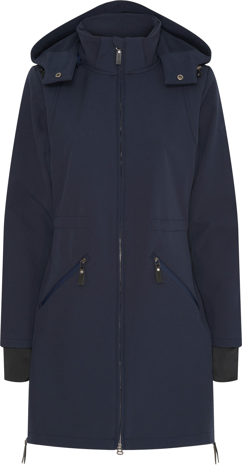 Abby long soft shell riding jacket